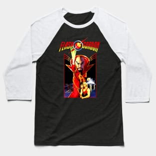 Flash Gordon Postcard Baseball T-Shirt